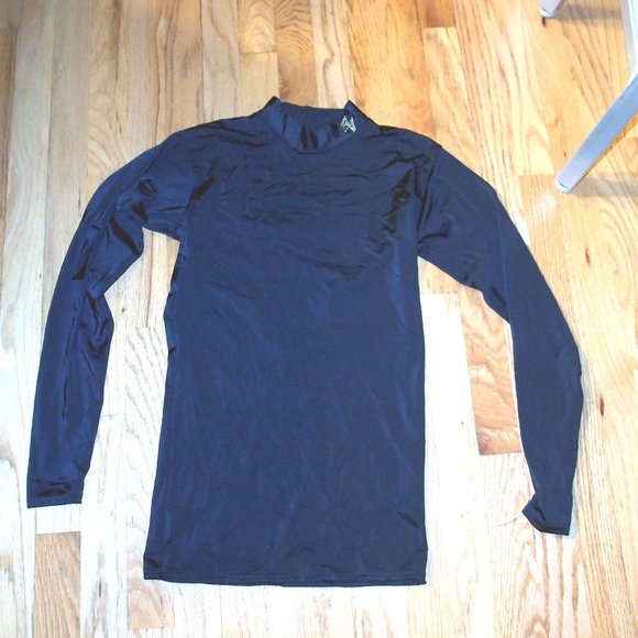 GAMER GEAR-MOCK TURTLE NECK WOMENS COMPRESSION LONG SLEEVE SHIRT.-MED - Picture 1 of 4